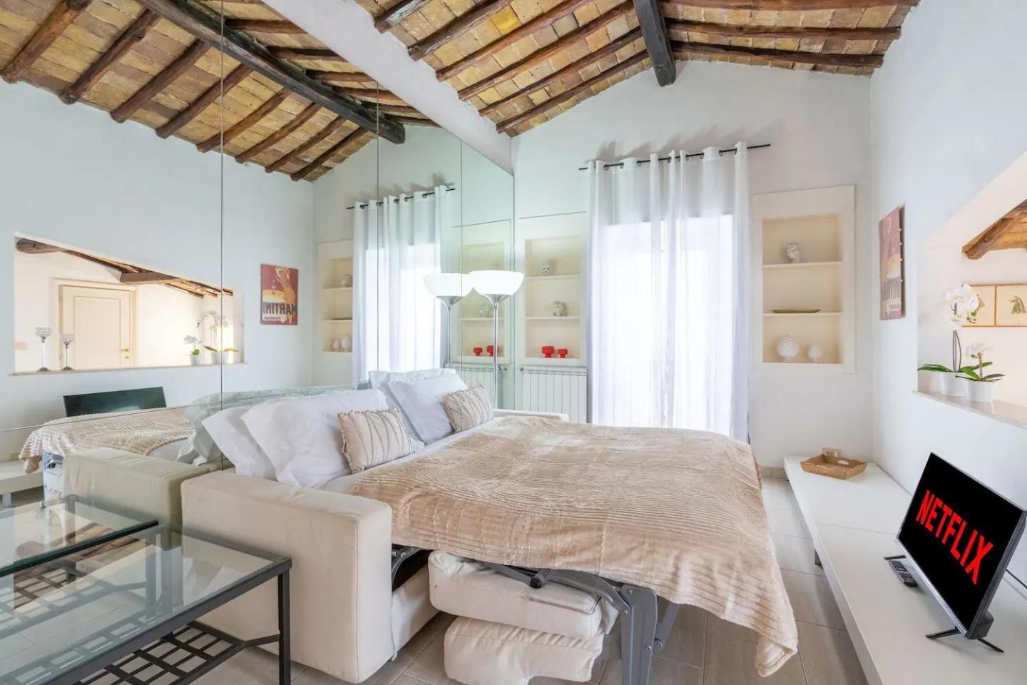 15 Min From Piazza Venezia Skyline Sanctuary In Trastevere * Rom