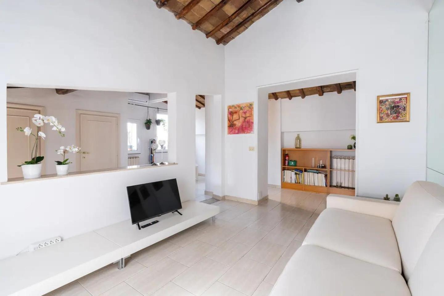 15 Min From Piazza Venezia Skyline Sanctuary In Trastevere * Rom
