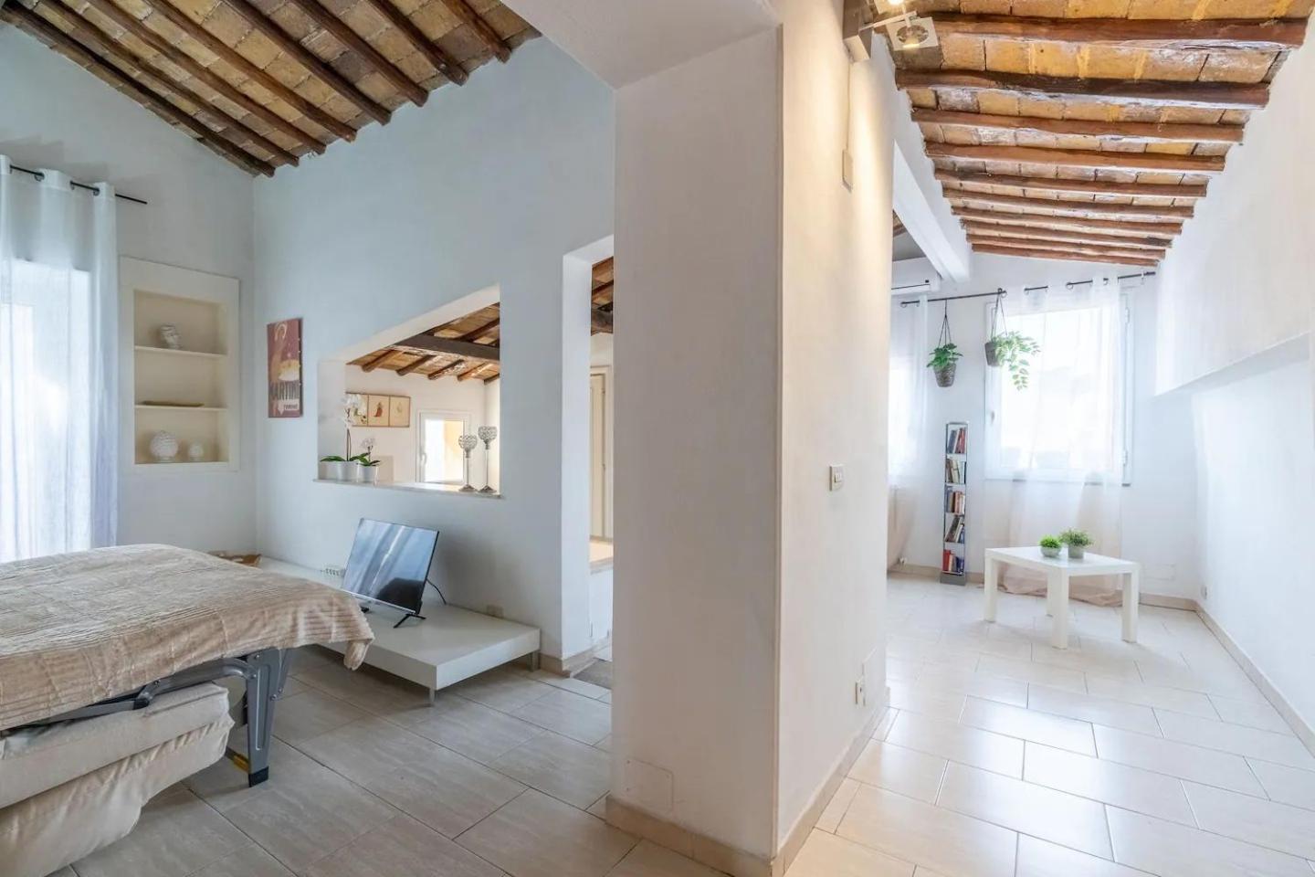 15 Min From Piazza Venezia Skyline Sanctuary In Trastevere Rom